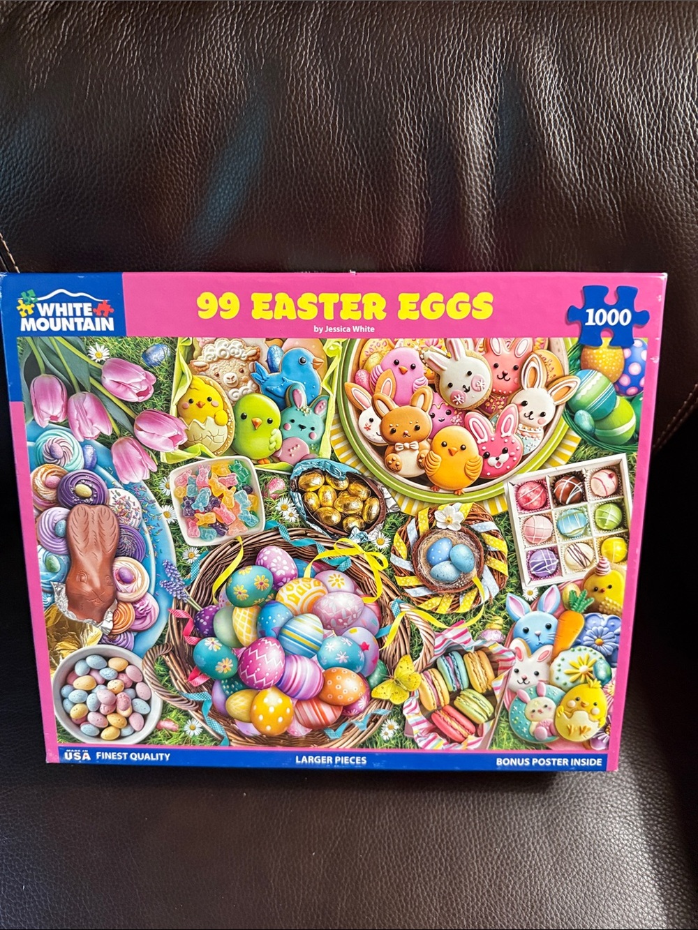 White Mountain 99 Easter Eggs. 1000 pieces